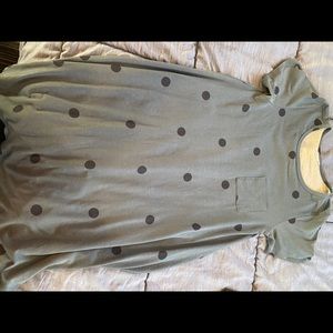 Lularoe Carly Tshirt Dress, Small